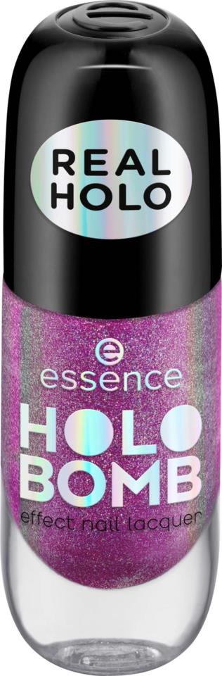 essence HOLO BOMB effect nail lacquer 02 Holo Moly