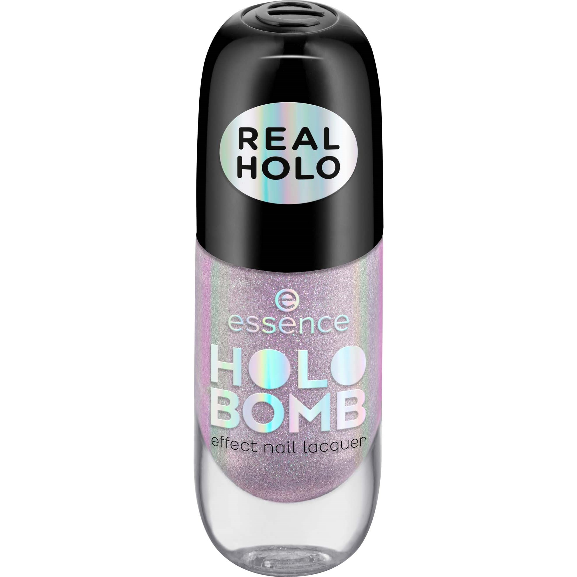 Läs mer om essence HOLO BOMB effect nail lacquer 05 Holo Me Tight