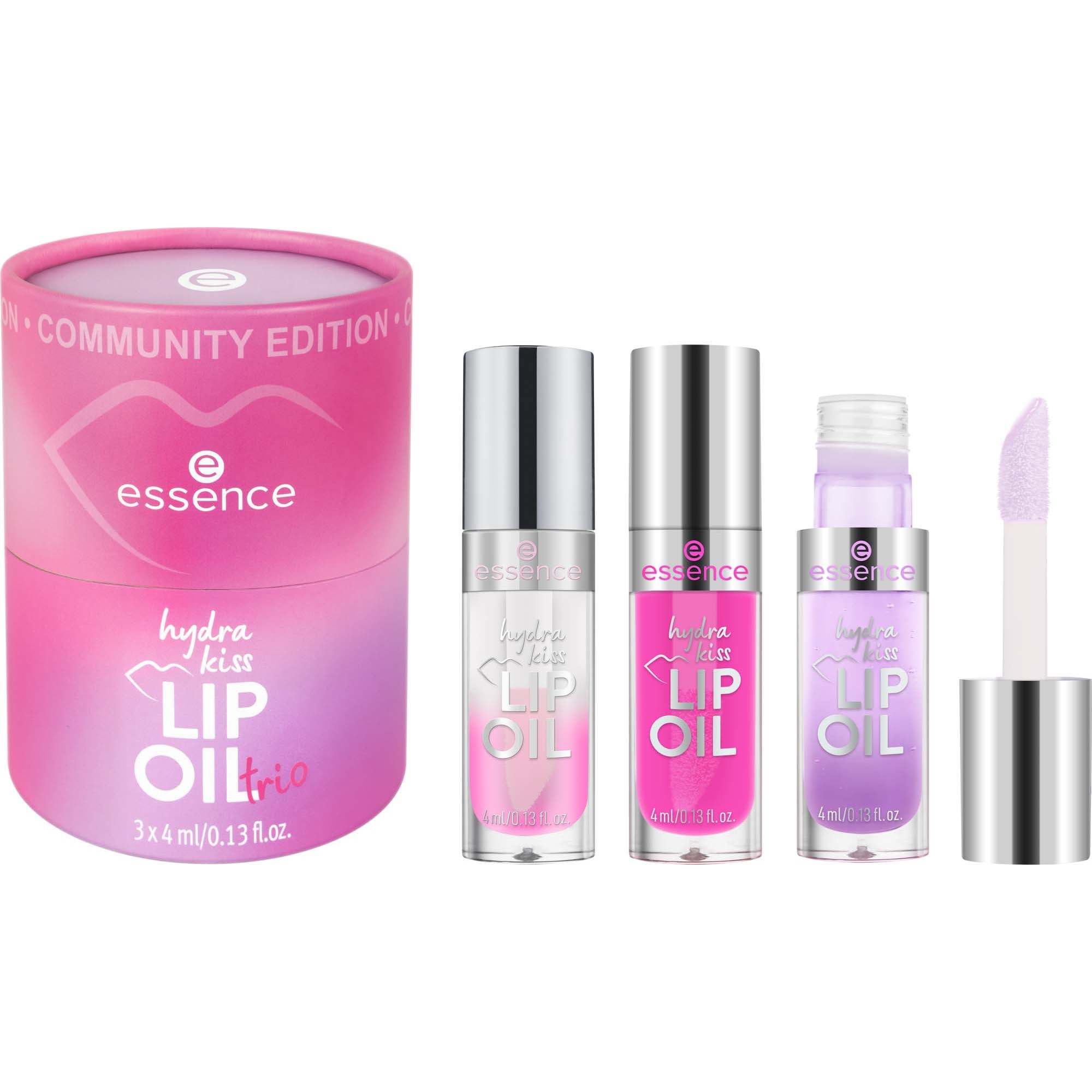 essence Hydra Kiss Lip Oil Trio 01 Lip"'s Choice Awards 4 ml