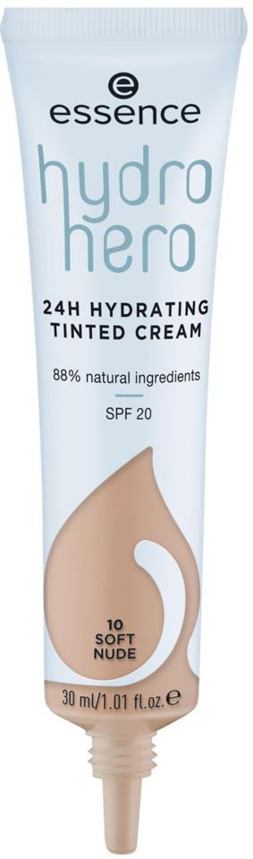 essence Hydro Hero 24H Hydrating Tinted Cream 10 30ml