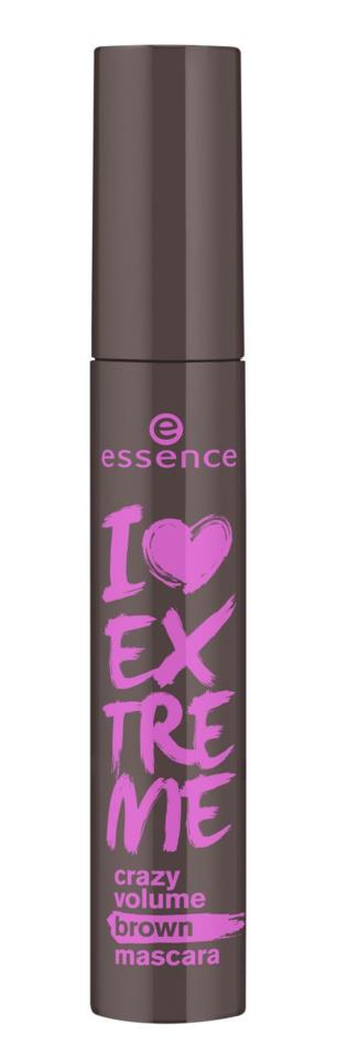 essence I love extreme crazy volume brown mascara