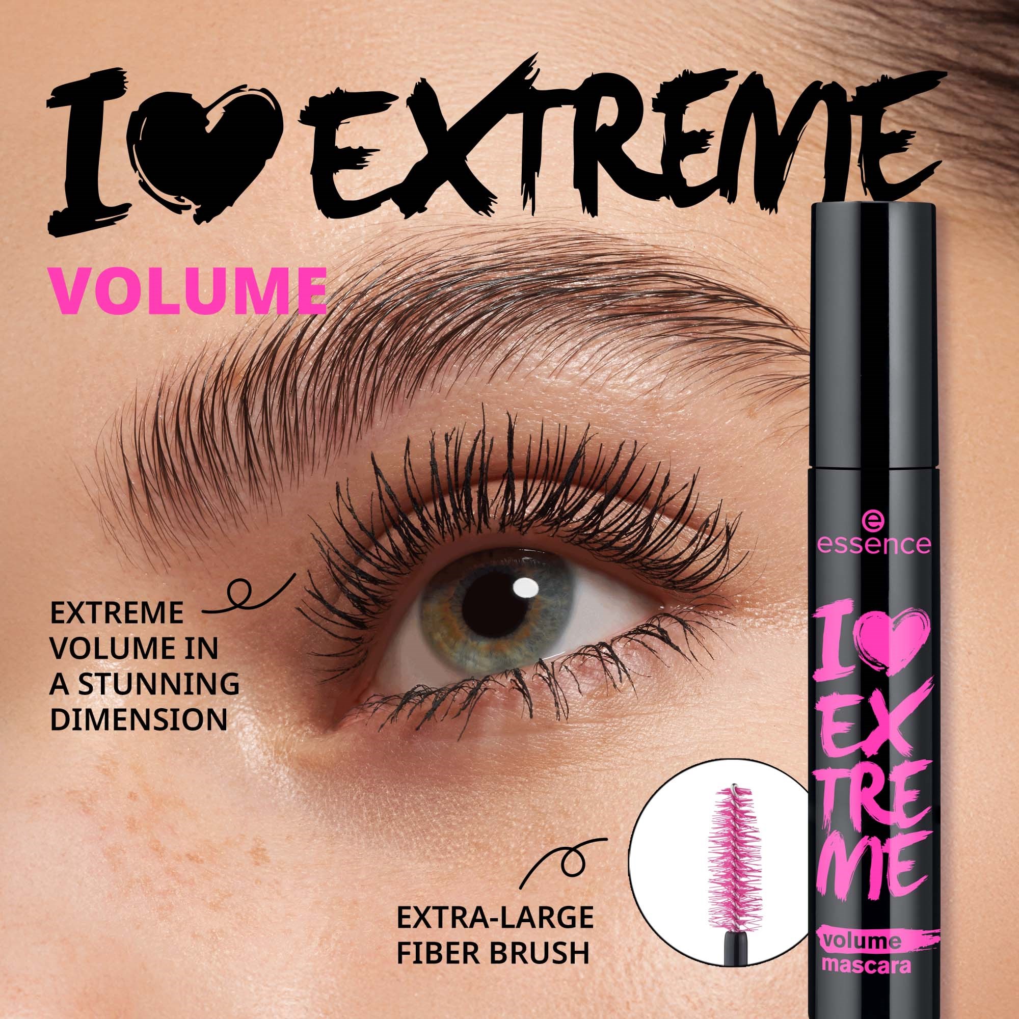 essence Tusz do rzęs dodający objętości I Love Extreme Volume 12 ml (obrázok 9)