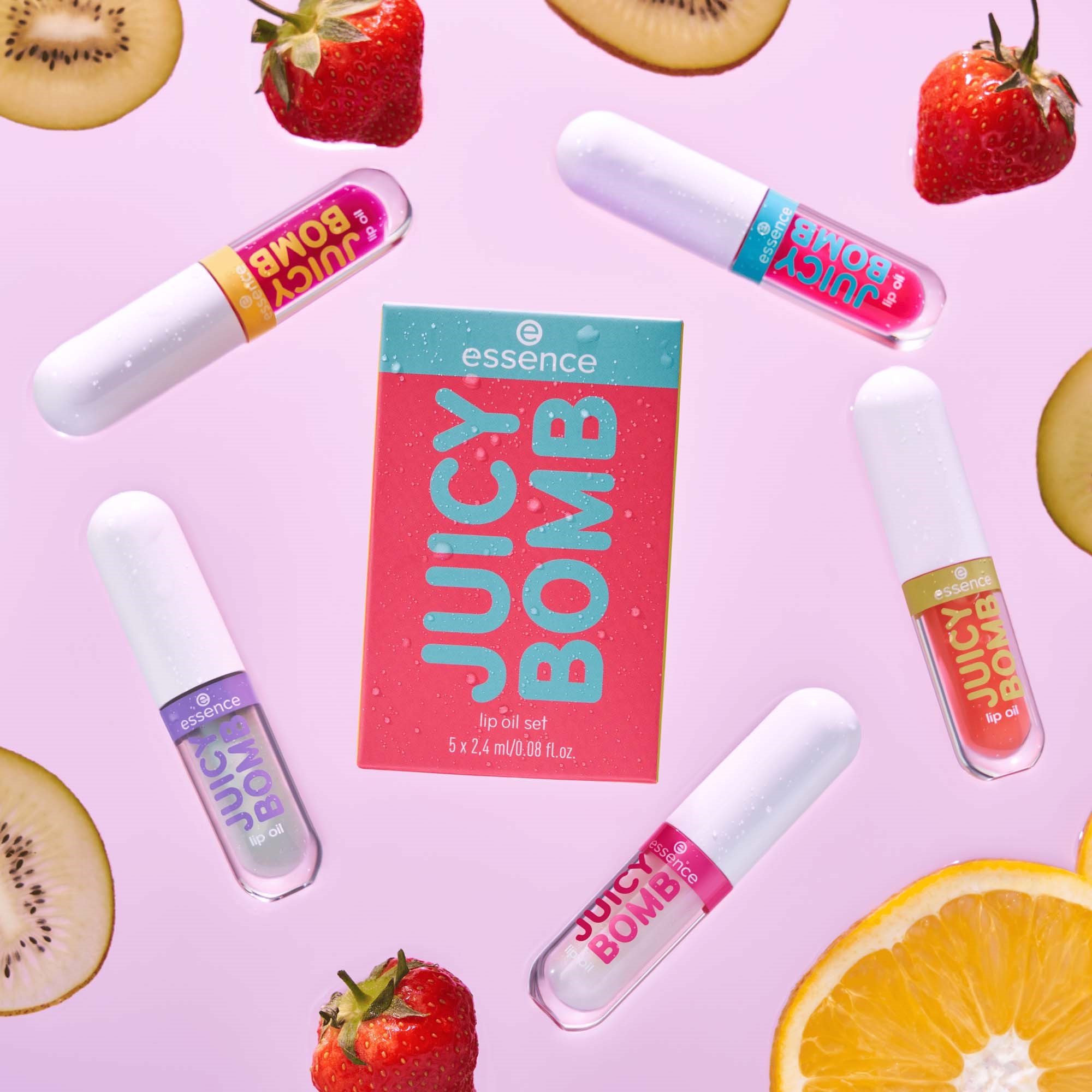 essence JUICY BOMB Lip Oil Set (obrázok 3)
