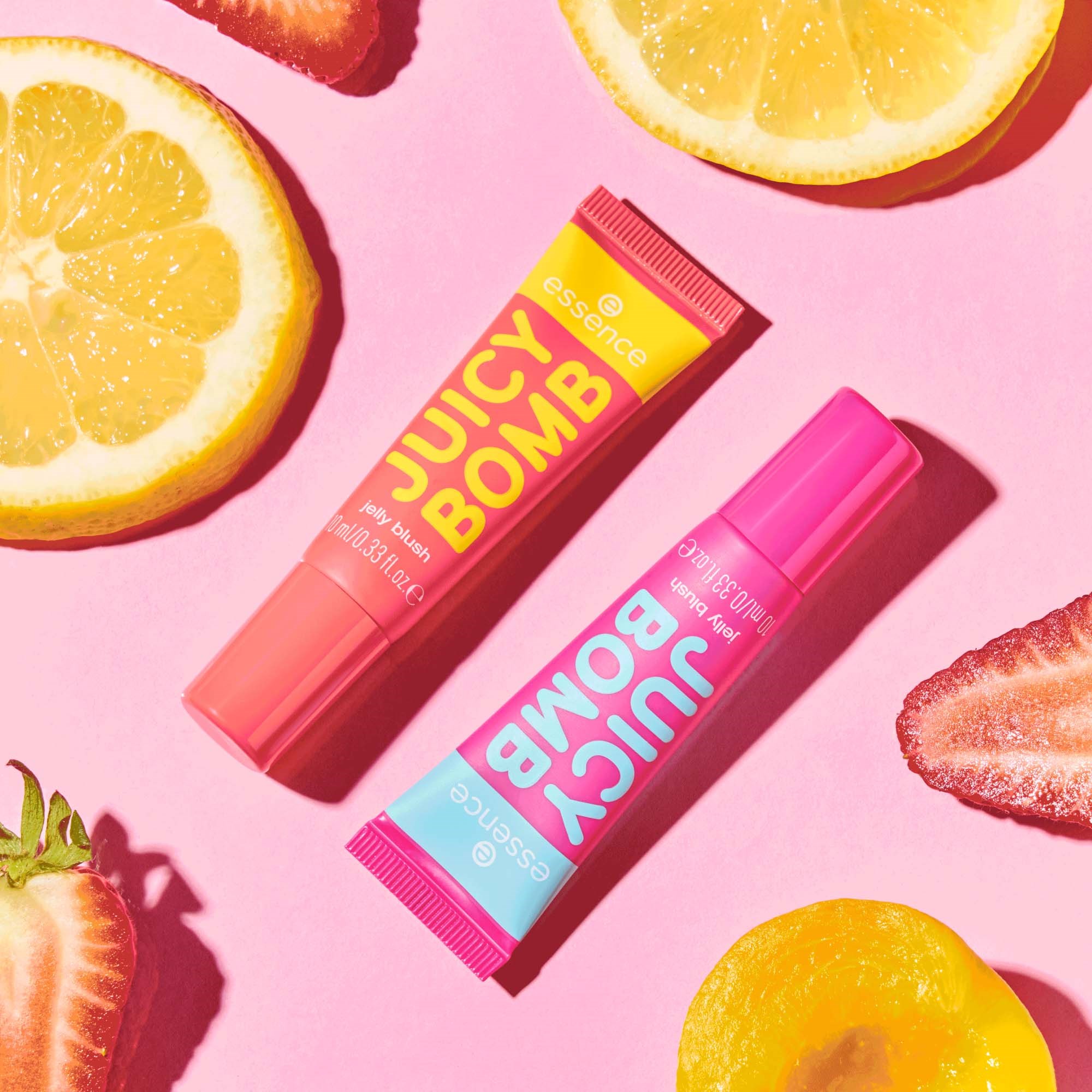 essence Juicy Bomb Party Jelly Blush 01 Cassis Crush (obrázok 5)