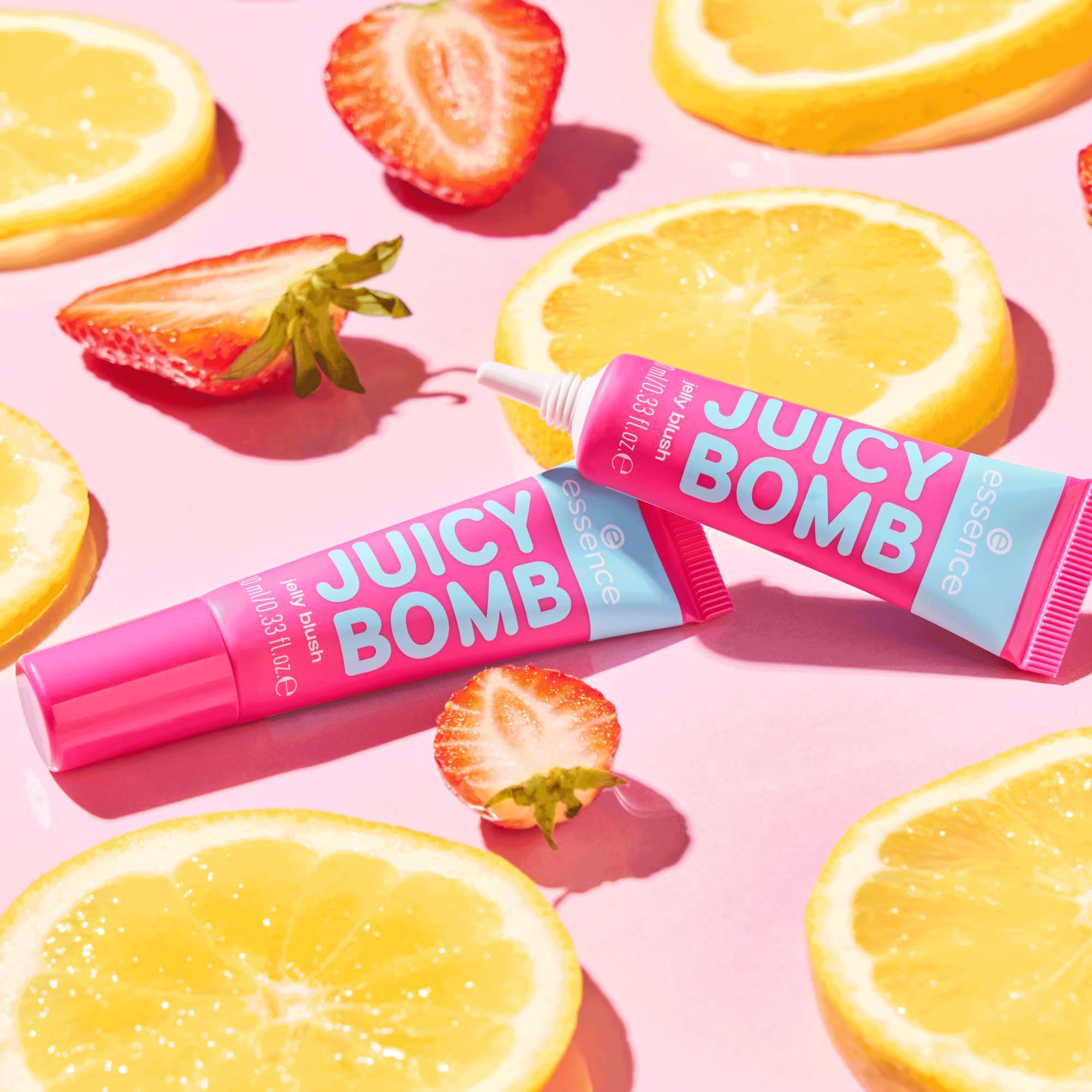 essence Juicy Bomb Party Jelly Blush 01 Cassis Crush (obrázok 6)