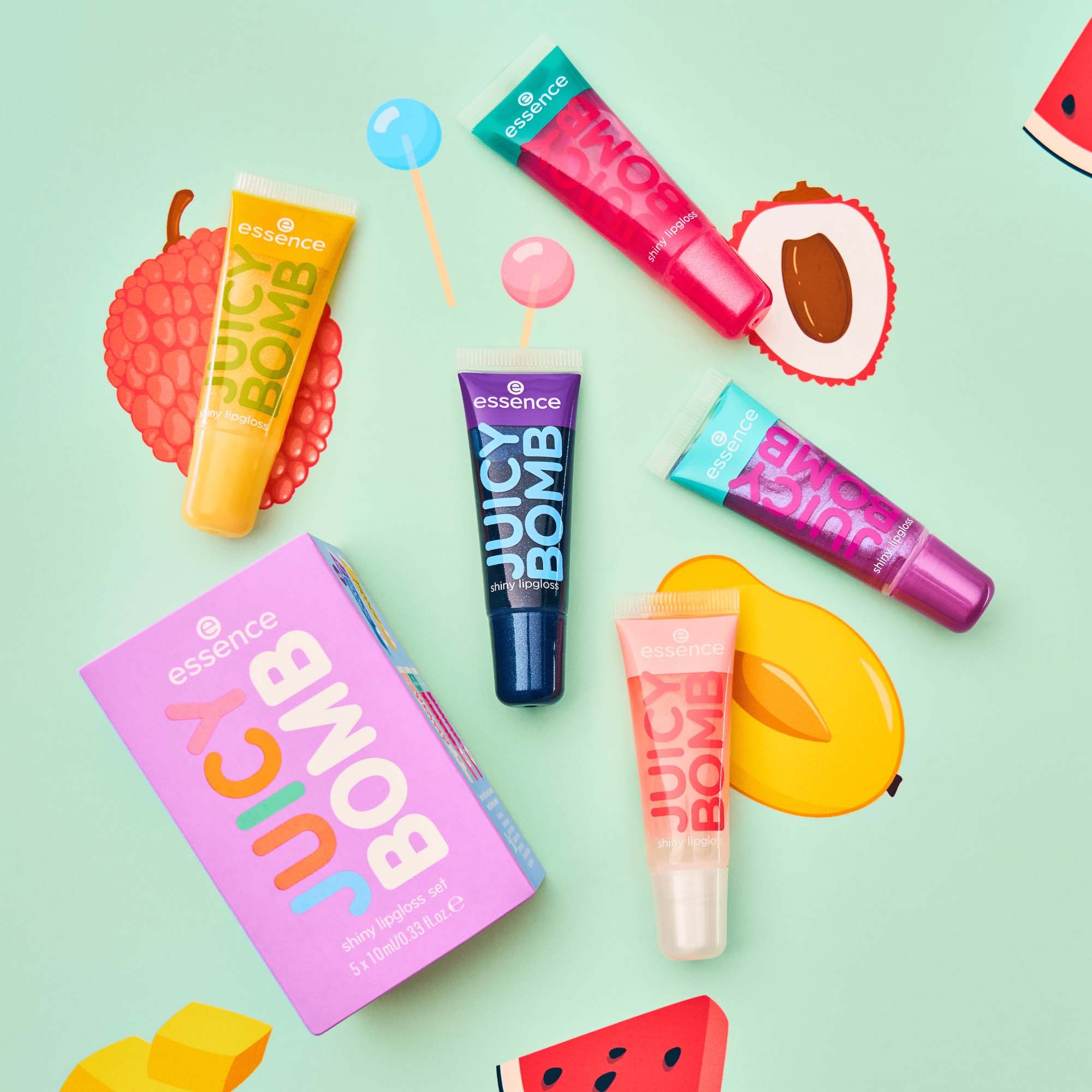 essence Juicy Bomb Shiny Lipgloss 102 - błyszczyk do ust 102 Witty Wat (obrázok 5)