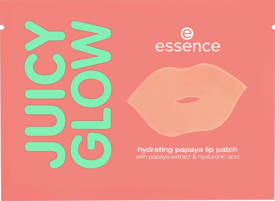 essence JUICY GLOW hydrating Papaya Lip Patch