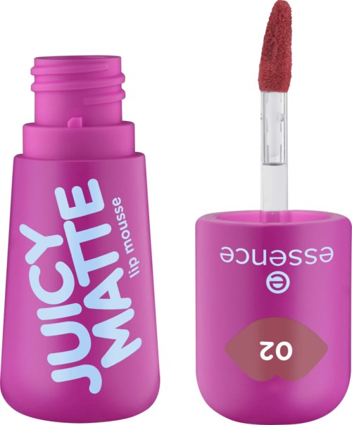 essence Juicy Matte Lip Mousse 02 Featherlight