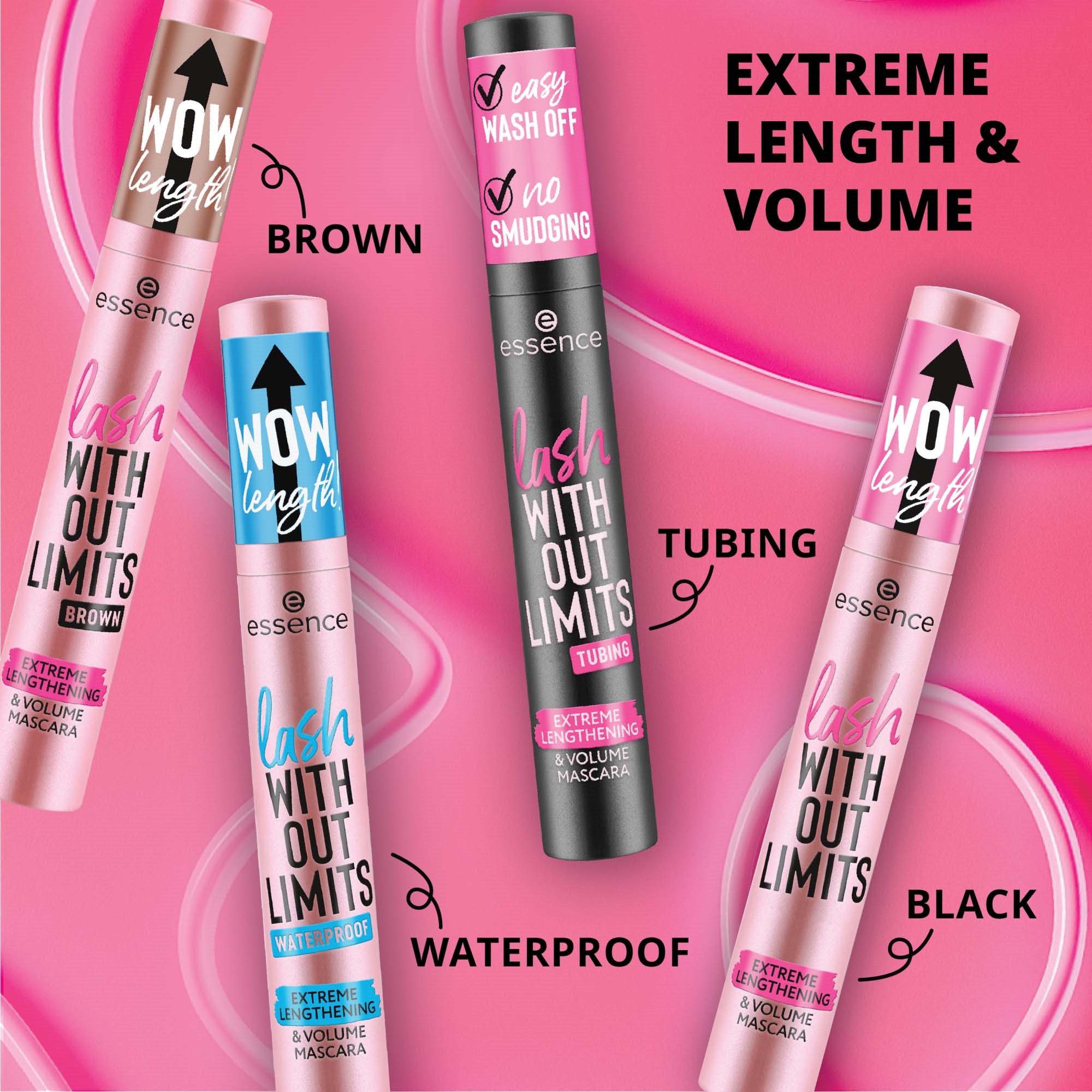 essence Lash Without Limits Extreme Lengthening & Volume Mascara 01 Ul (obrázok 9)
