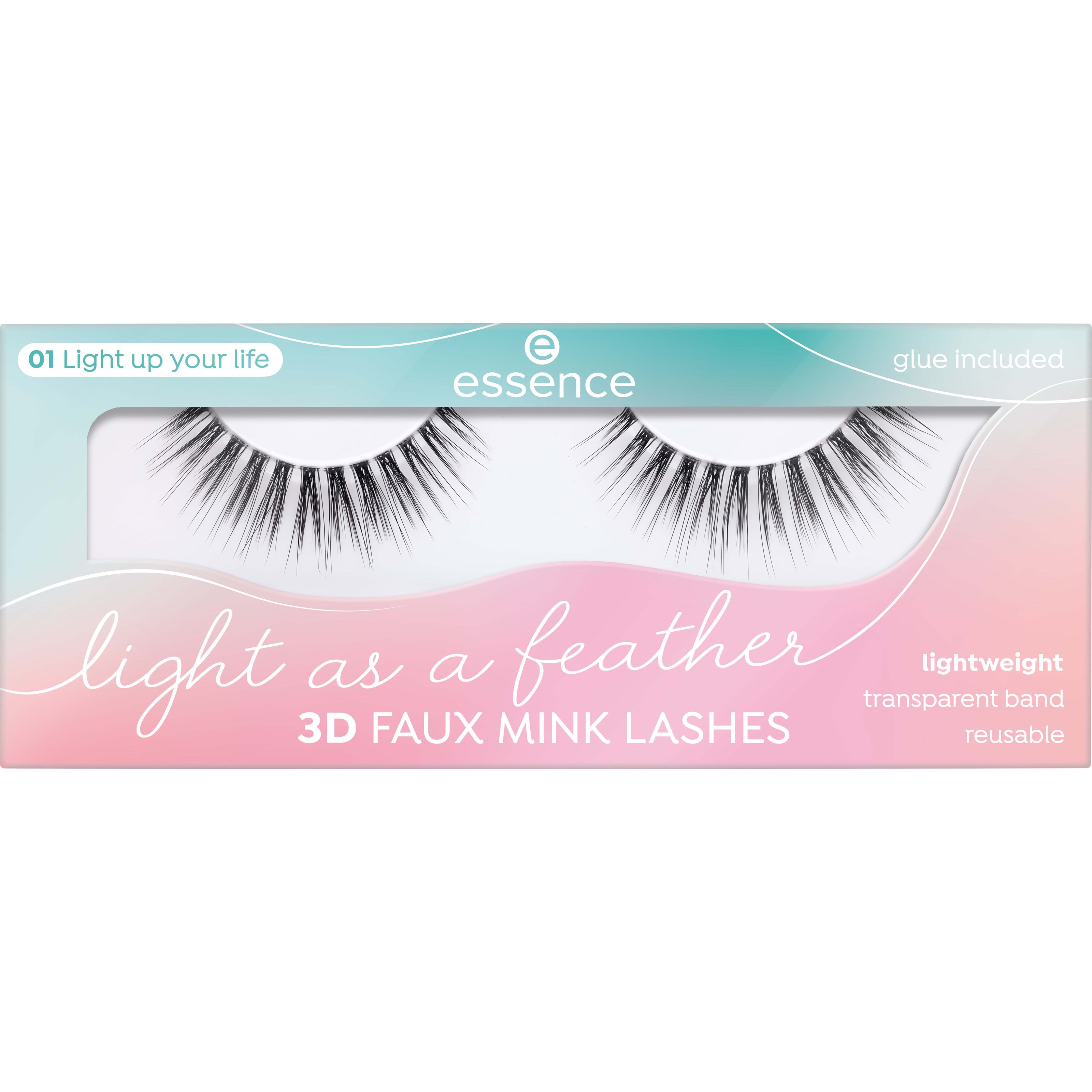 Bilde av Essence Light As A Feather 3d Faux Mink Lashes 01 Light Up Your Life