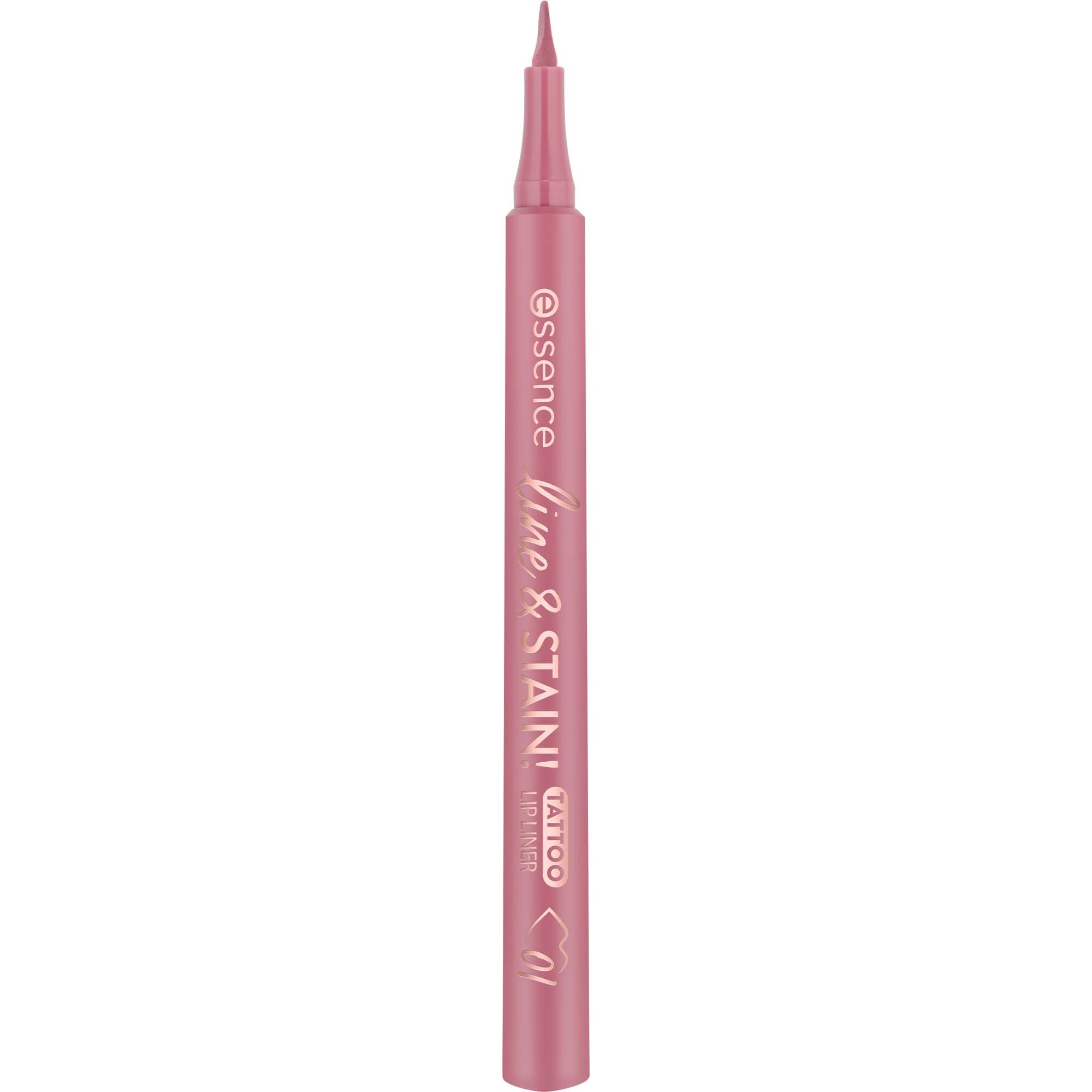 essence Line & Stain! Tattoo Lip Liner 01 Everyone`S Nude-Pink