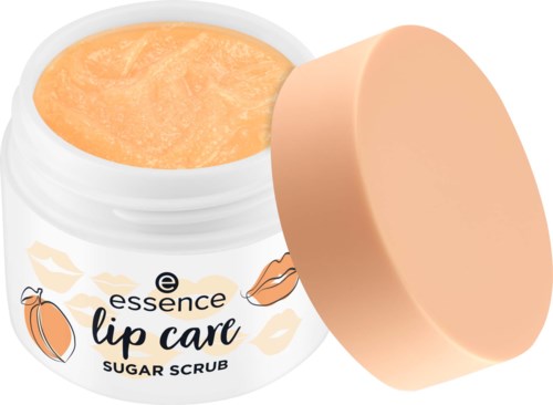 Peeling do ust zawiera cukier, smak pomarańczowy i miękką brzoskwiniową nakrętkę. W okrągłym pojemniku.