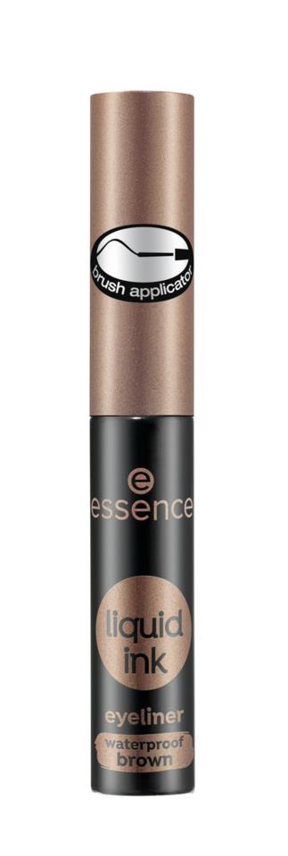 essence liquid ink eyeliner waterproof brown 02