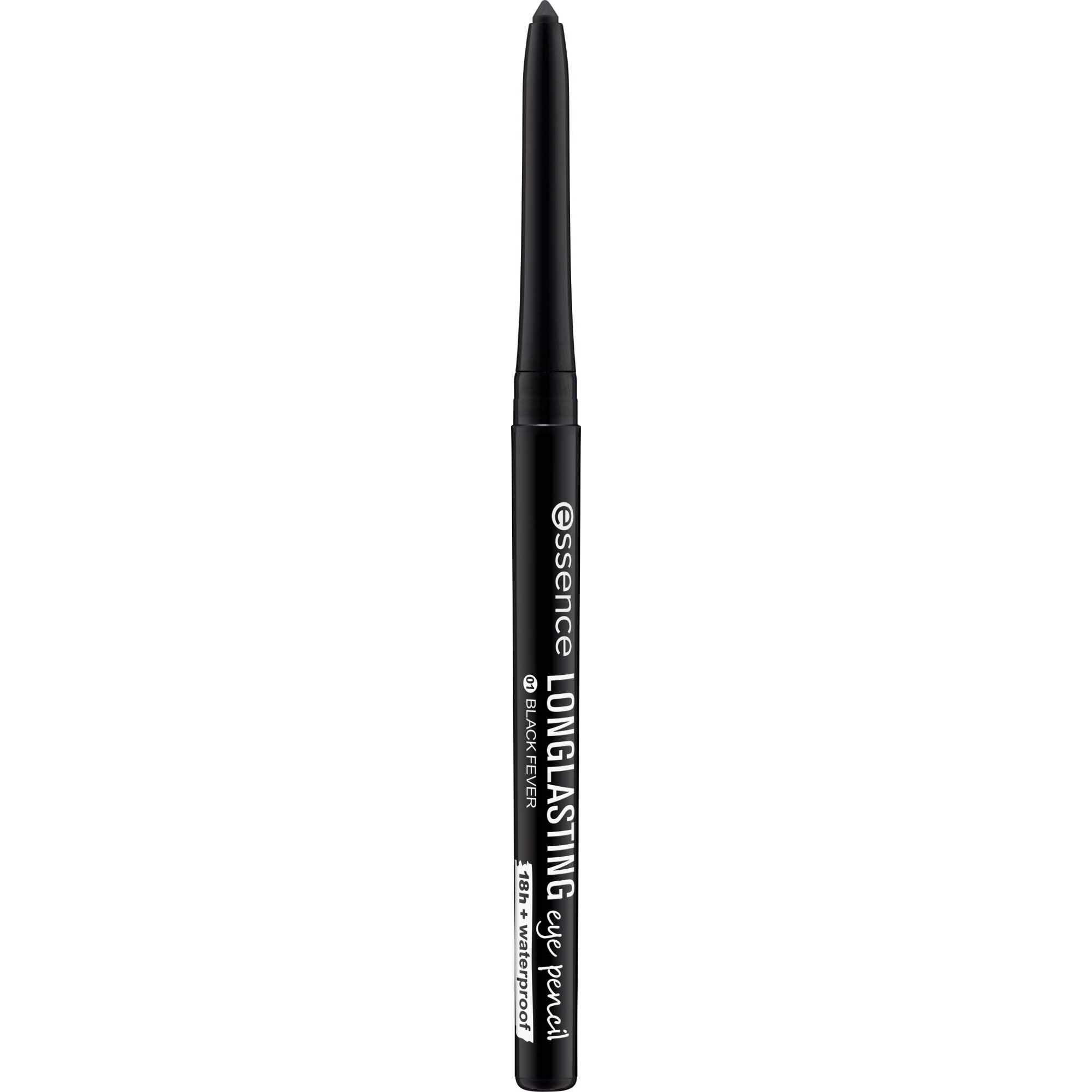 essence Longlasting Eye Pencil 18h + Waterproof 01 Black Fever