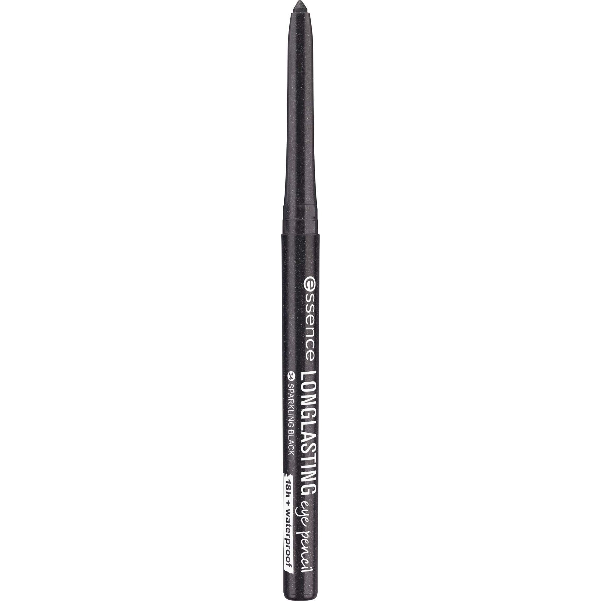essence Longlasting Eye Pencil 18h + Waterproof 34 Sparkling Blac