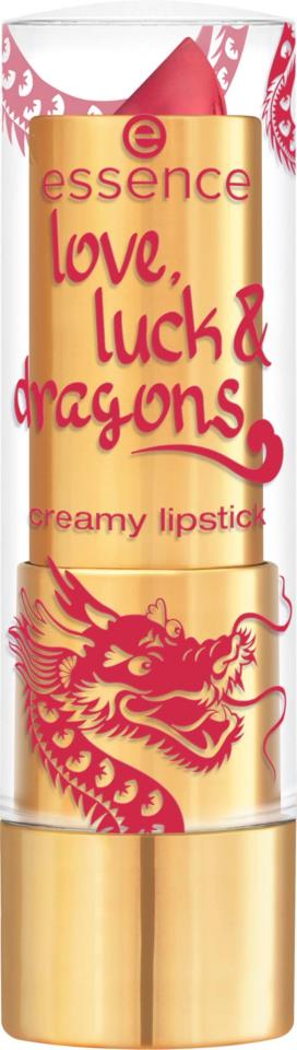 essence Love, Luck & Dragons Creamy Lipstick 01