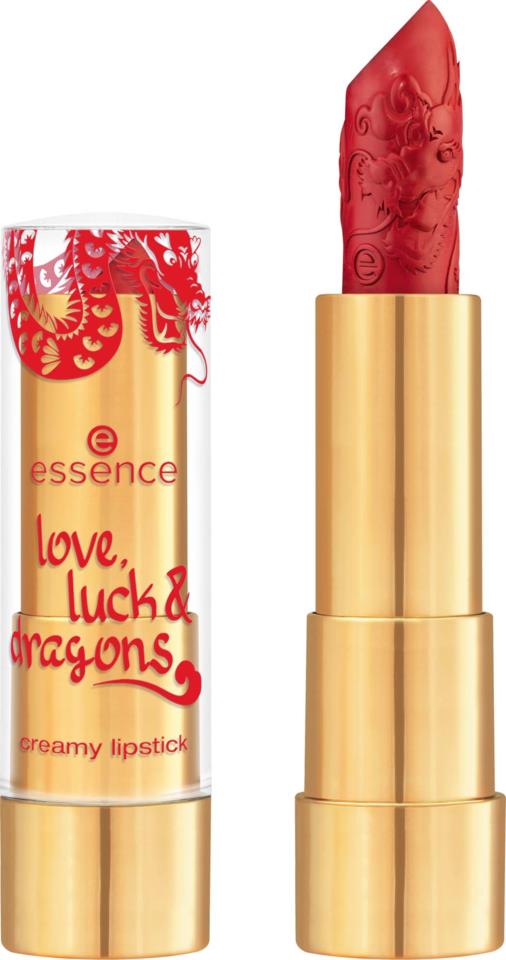 essence Love, Luck & Dragons Creamy Lipstick 02