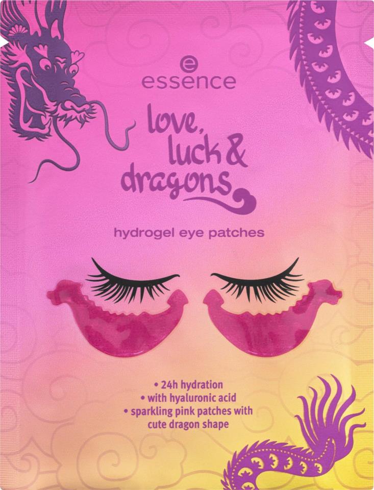 essence Love, Luck & Dragons Hydrogel Eye Patches 01