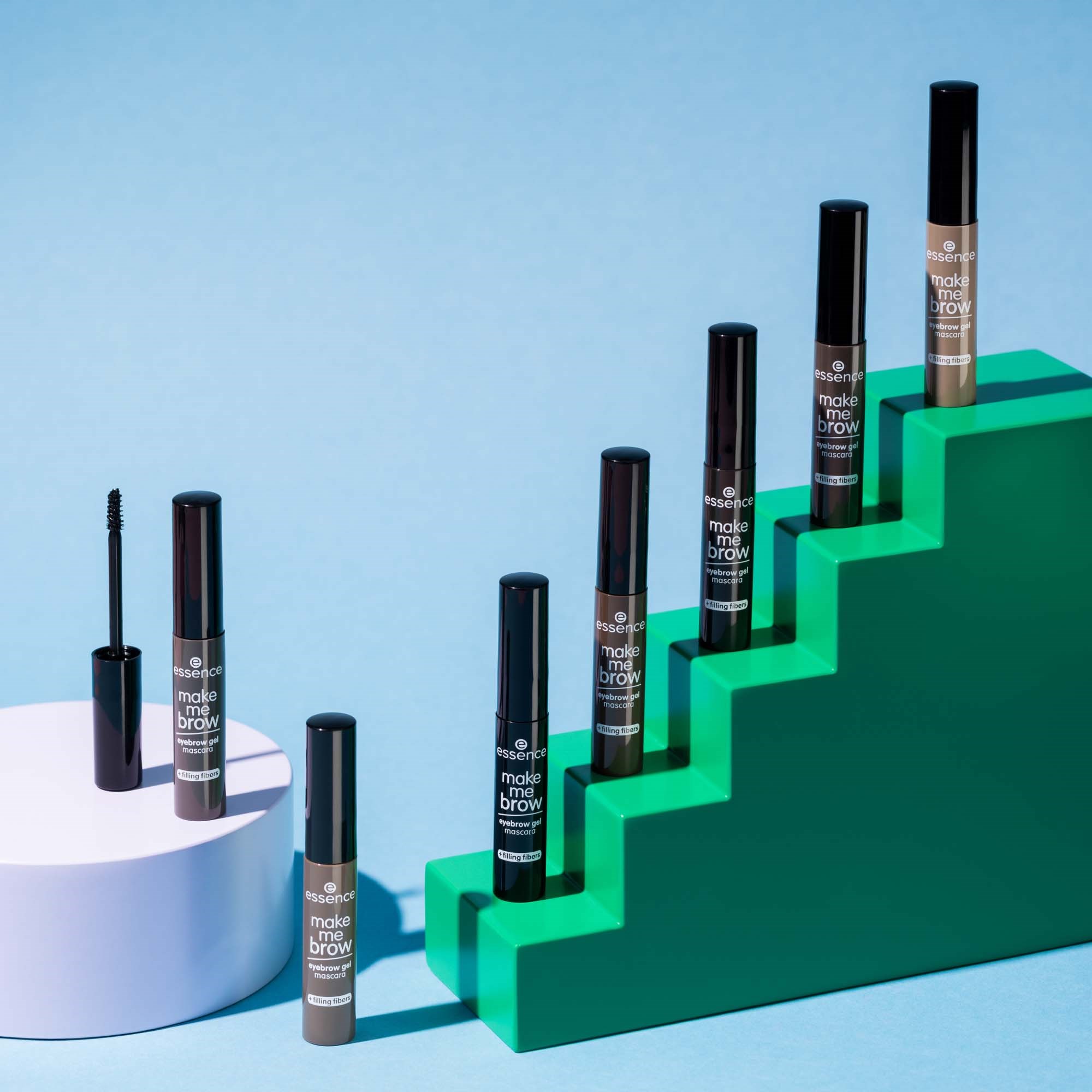 essence Make Me Brow Eyebrow Gel Mascara 07 Dark Browny Brows (obrázok 5)