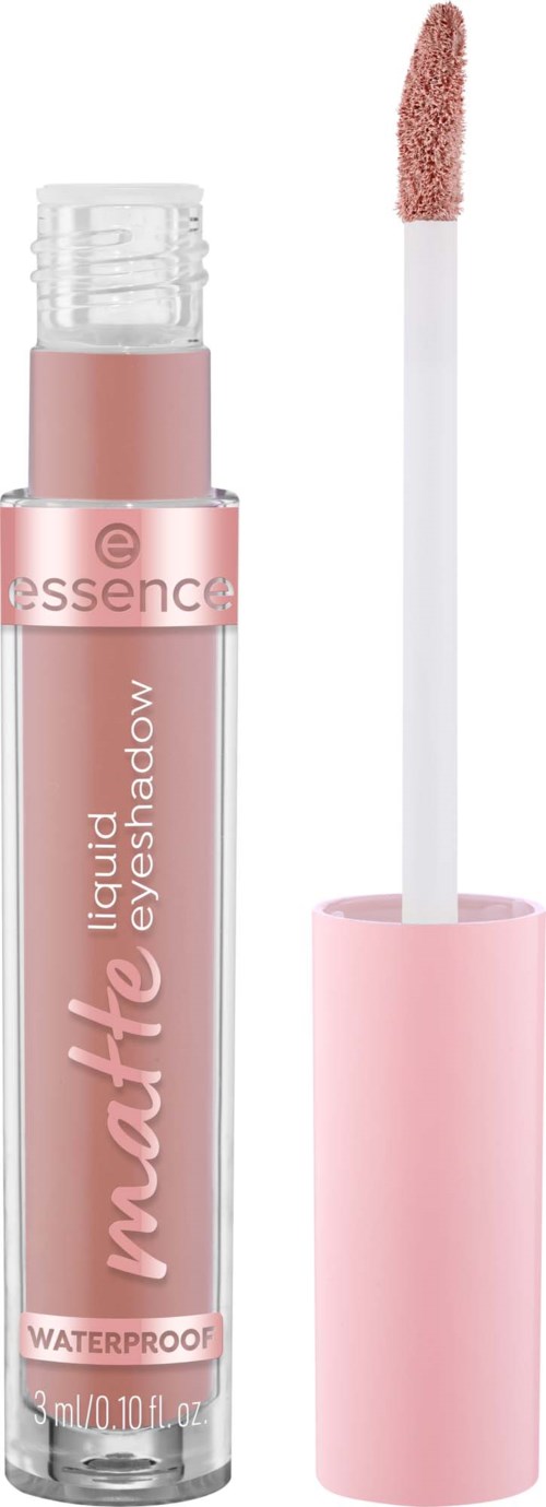 Lip gloss stick with pink container, sponge applicator, and product name 'matte' on the label.