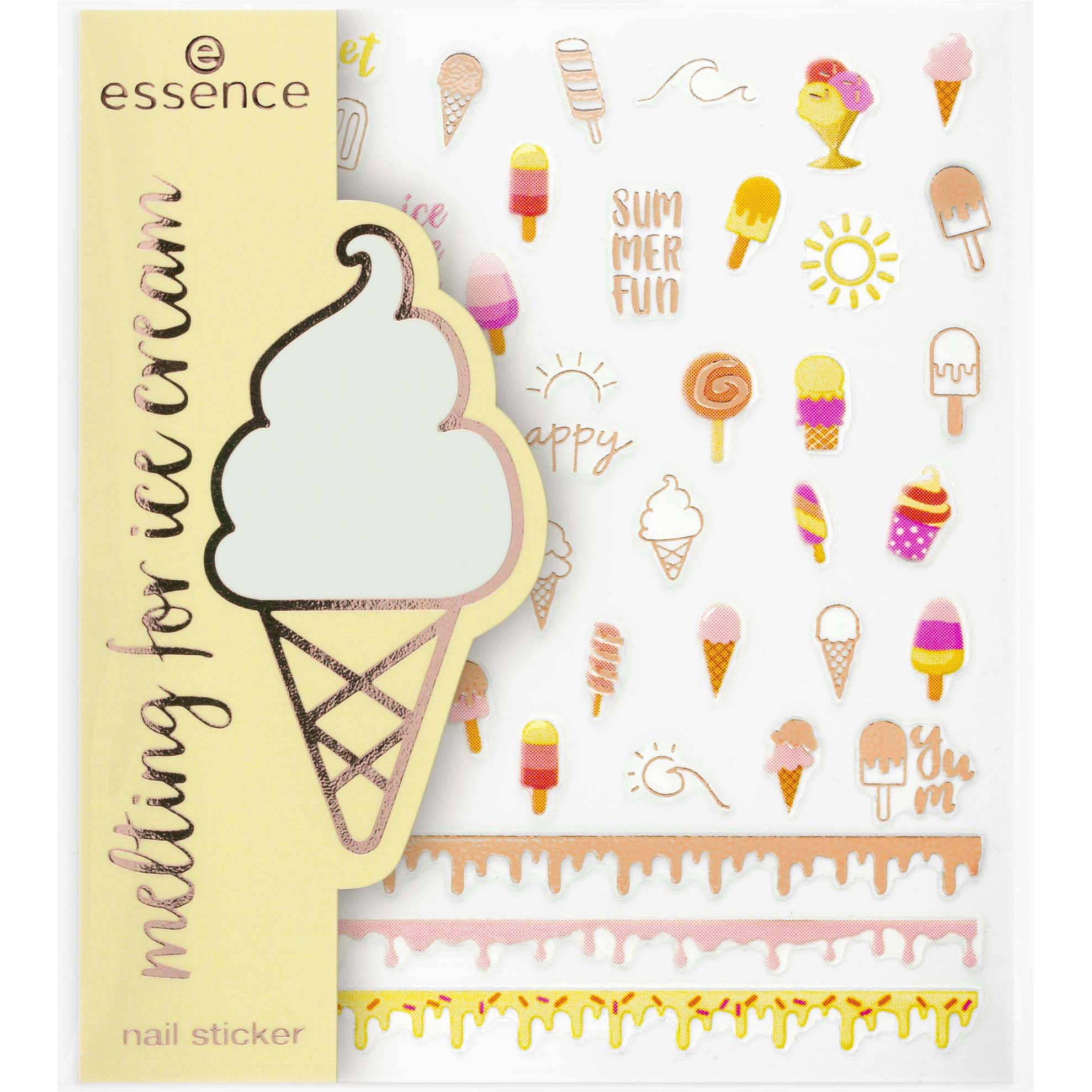 essence Melting For Ice Cream Nail Sticker