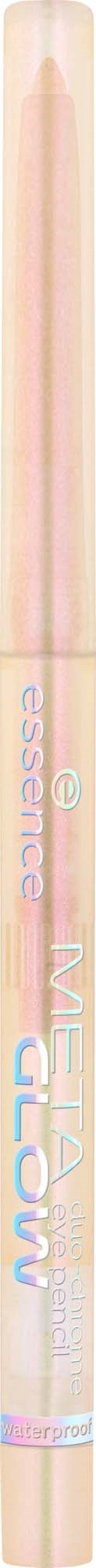 En penlignende makeup-ting med pastel lyserødt farve og blank skrift mærket 'essence' og 'CLOUD NINE'.