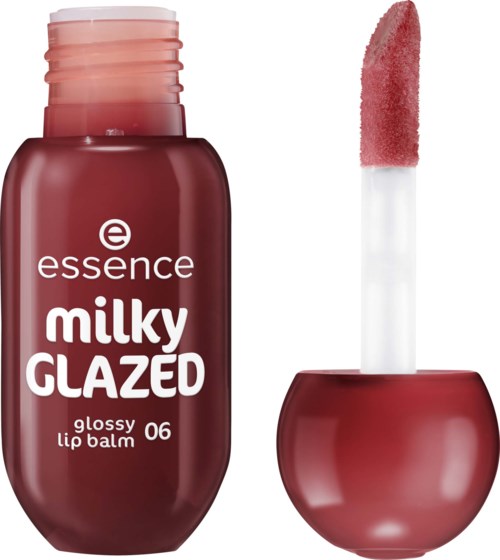 essence Milky Glazed Glossy Lip Balm 06 Cherry On Top