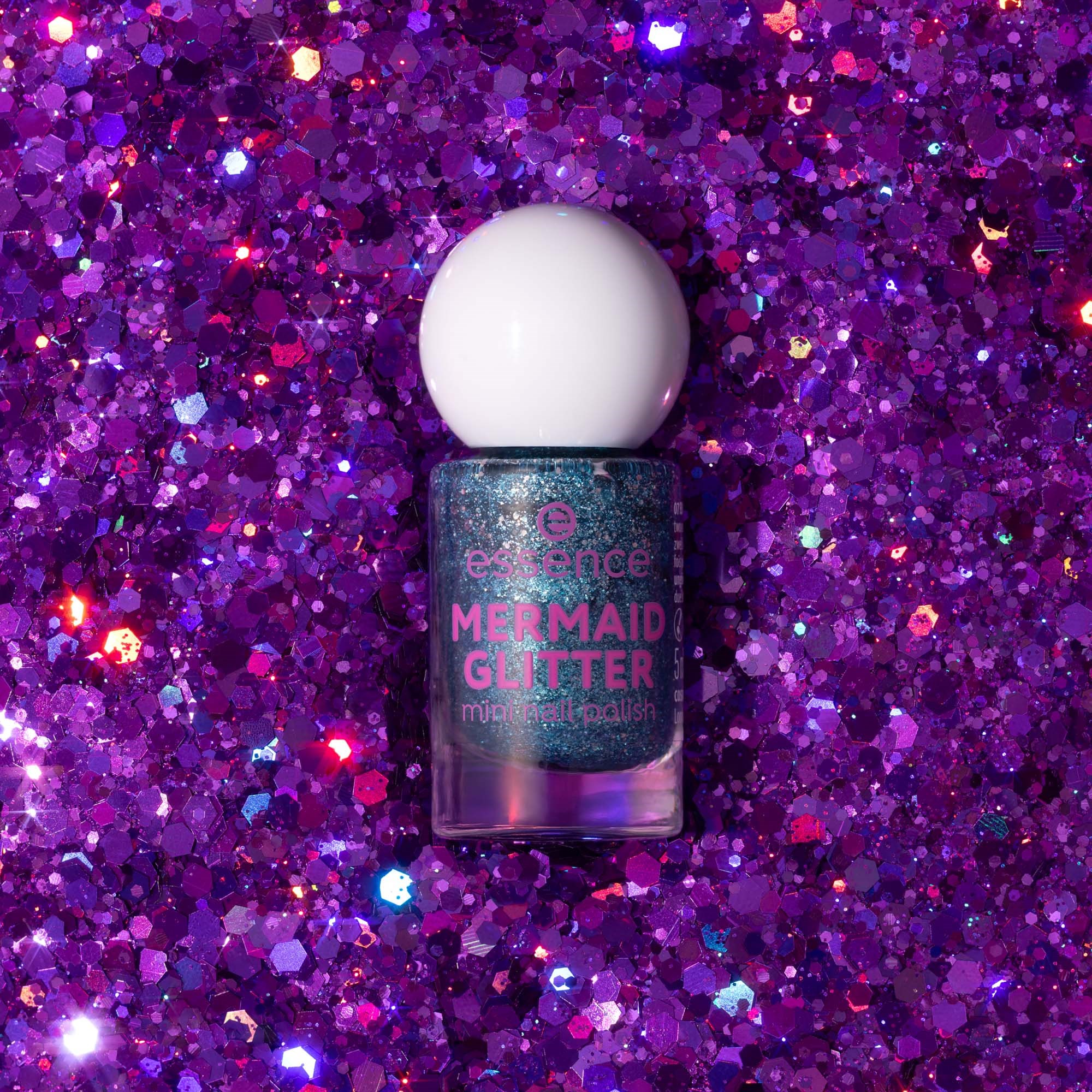 essence Mini Nail Polish 07 Mermaid Glitter (obrázok 4)