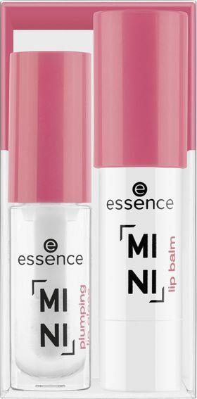 essence MINI plumping lip gloss & lip balm duo 01
