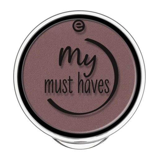 Een ronde logo met een paarse achtergrond, zwarte tekst 'my must haves' en een gedeeltelijk cirkelvormig ontwerp.