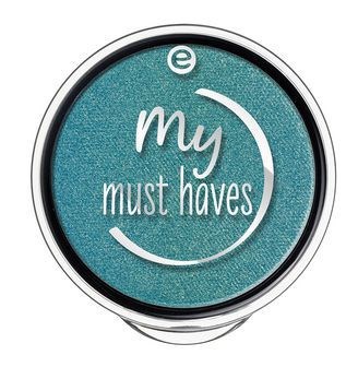 Een ronde elektronische apparaat met een scherm dat de tekst "my must haves" en een cirkelvormige pijl toont.