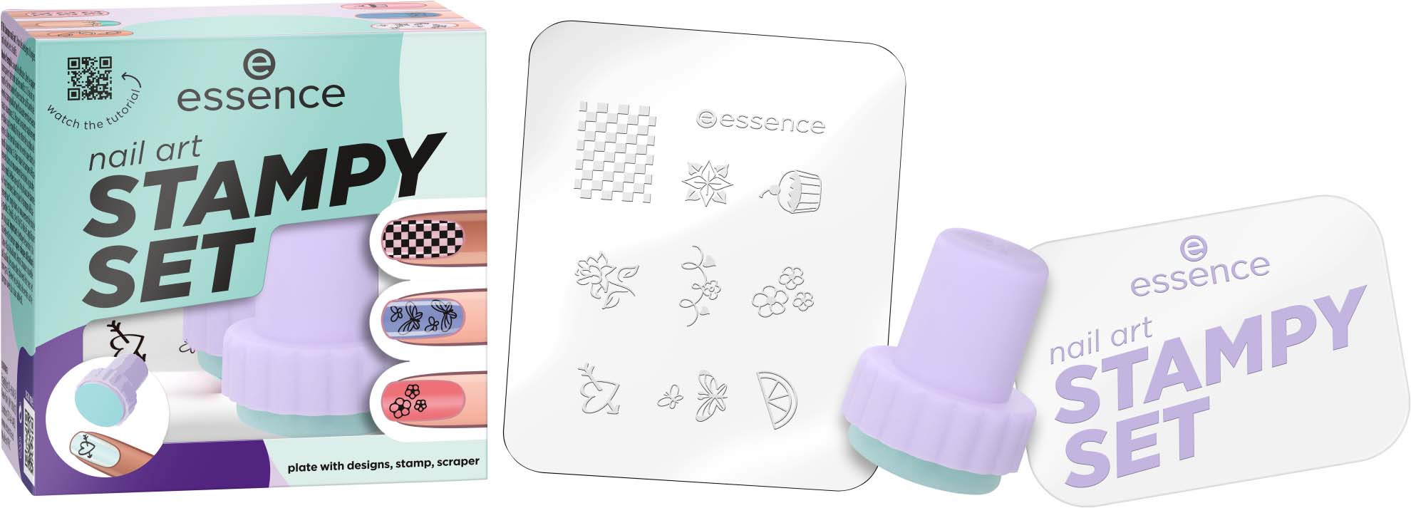 Essence Stamp It! Clear Stampy Set - Nails