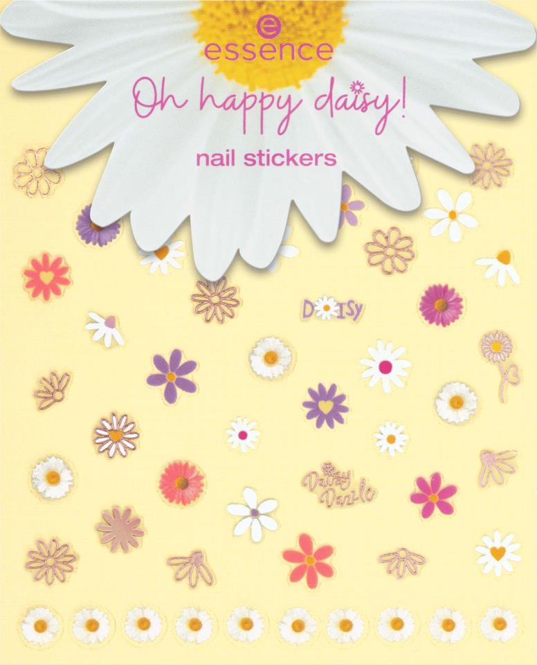 essence Oh happy daisy! nail stickers 01