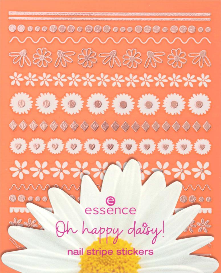 essence Oh happy daisy! nail stripe stickers 01