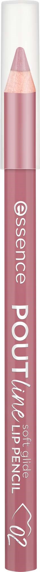 Pink lip gloss pencil with brand name and heart symbol, labeled number 02.