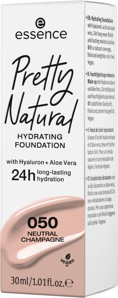 essence pretty natural hydrating foundation 050