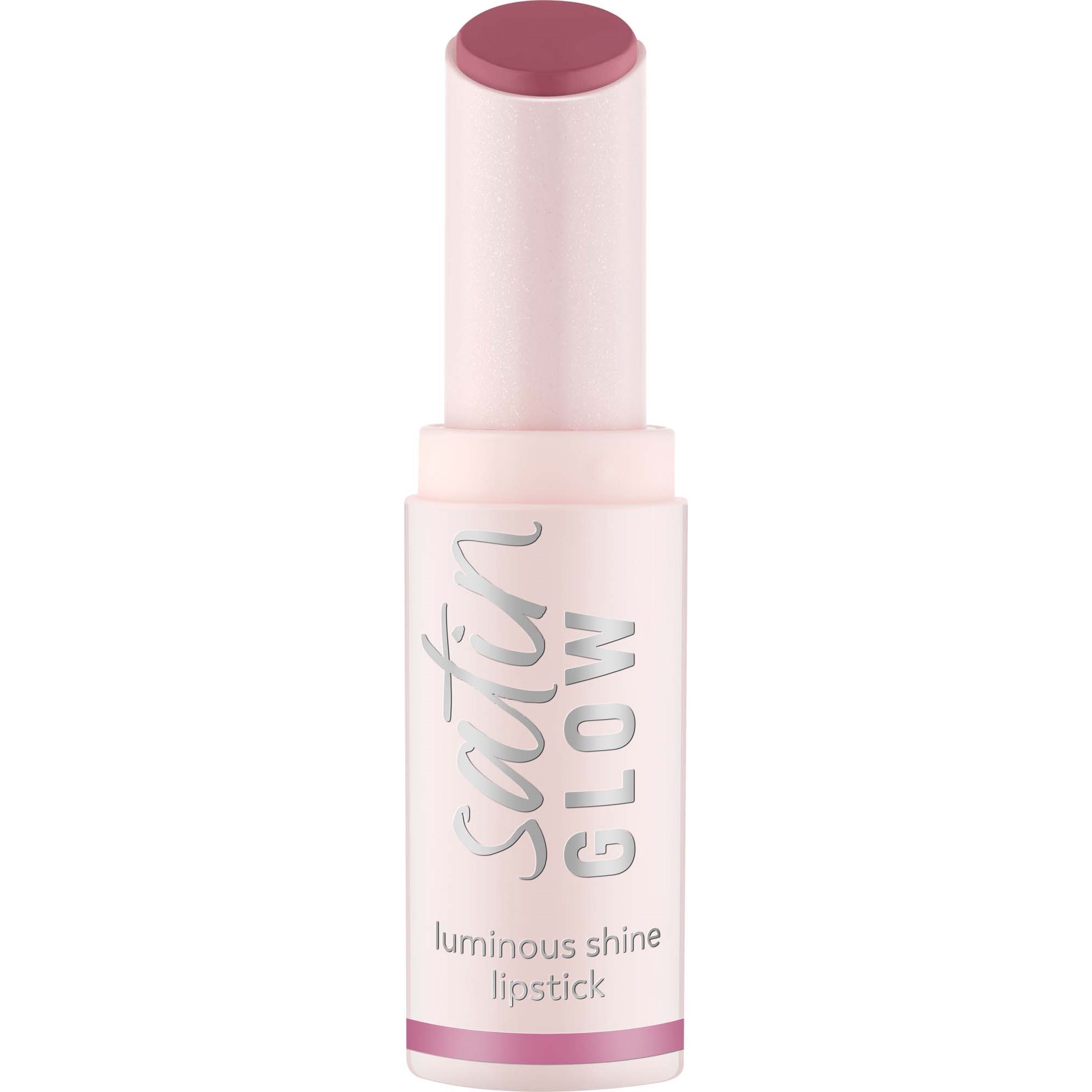 essence Satin Glow Luminous Shine Lipstick 04 Let´s Get Mauvin