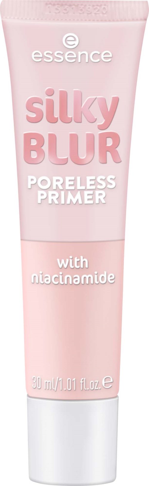 Rosa tube med primer som heter Silky Blur, med ingrediensen niacinamide. Innehåller 30 ml.