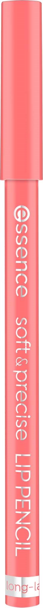 En rosa läppennspenna med texten "essence soft proof LIP PENCIL" på.