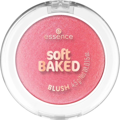 Rosa rouge i en klar förpuffning med orden soft baked på framsidan.