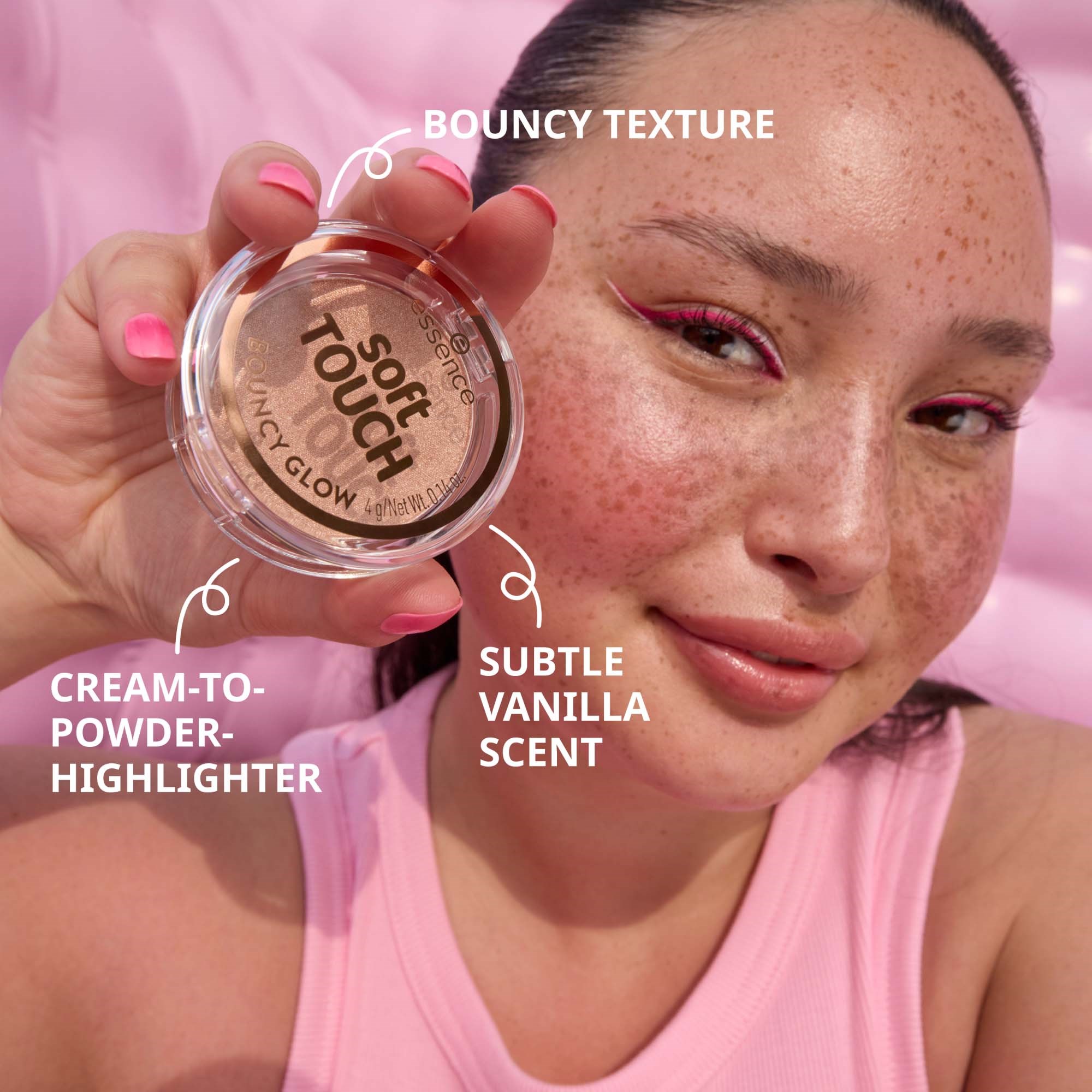 essence Soft Touch Bouncy Glow 10 soft glaze (obrázok 7)
