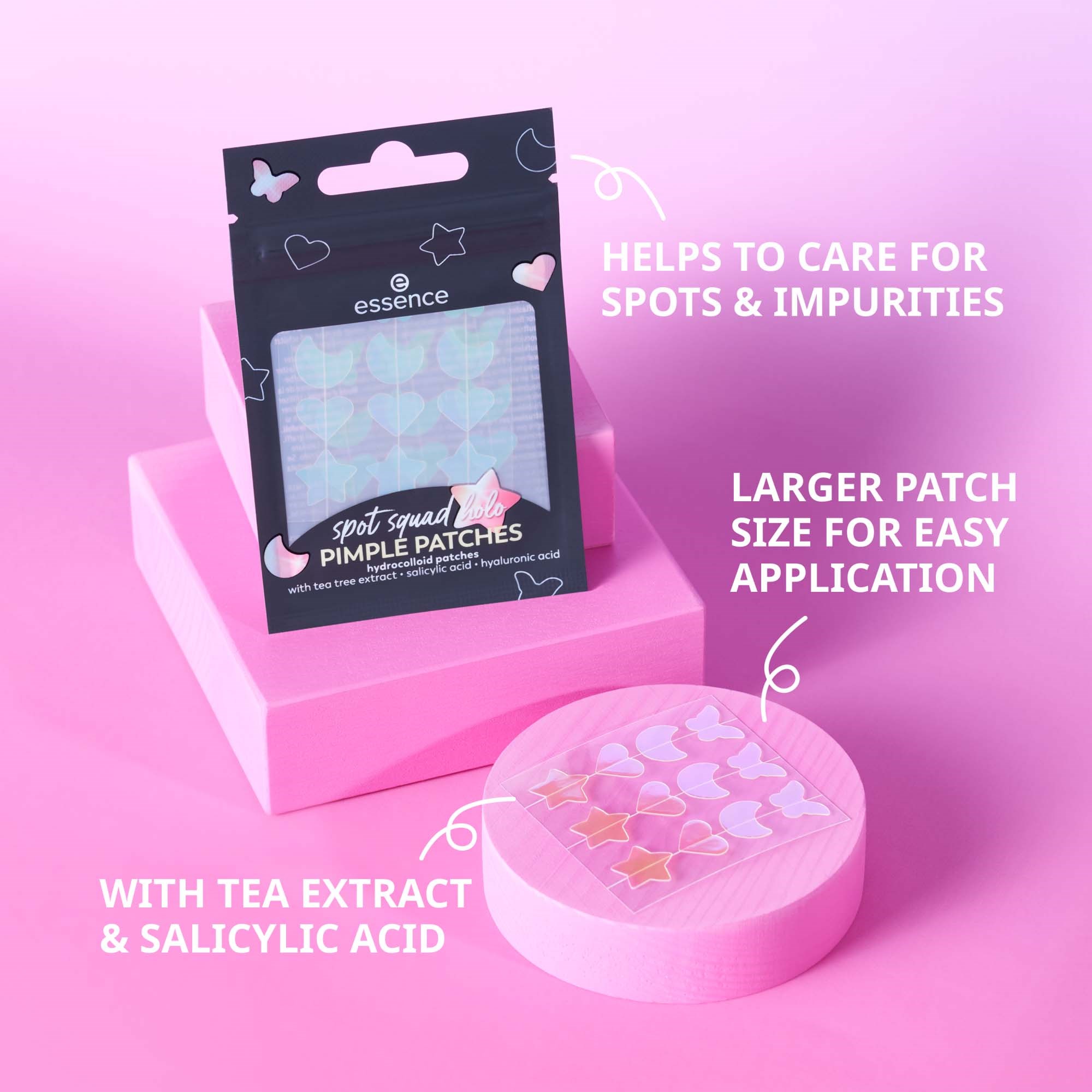 essence Spot Squad Holo Pimple Patches 10 Starlight Vibes (obrázok 5)