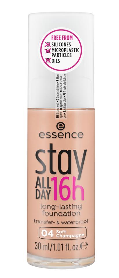 essence stay ALL DAY 16h long-lasting Foundation 04