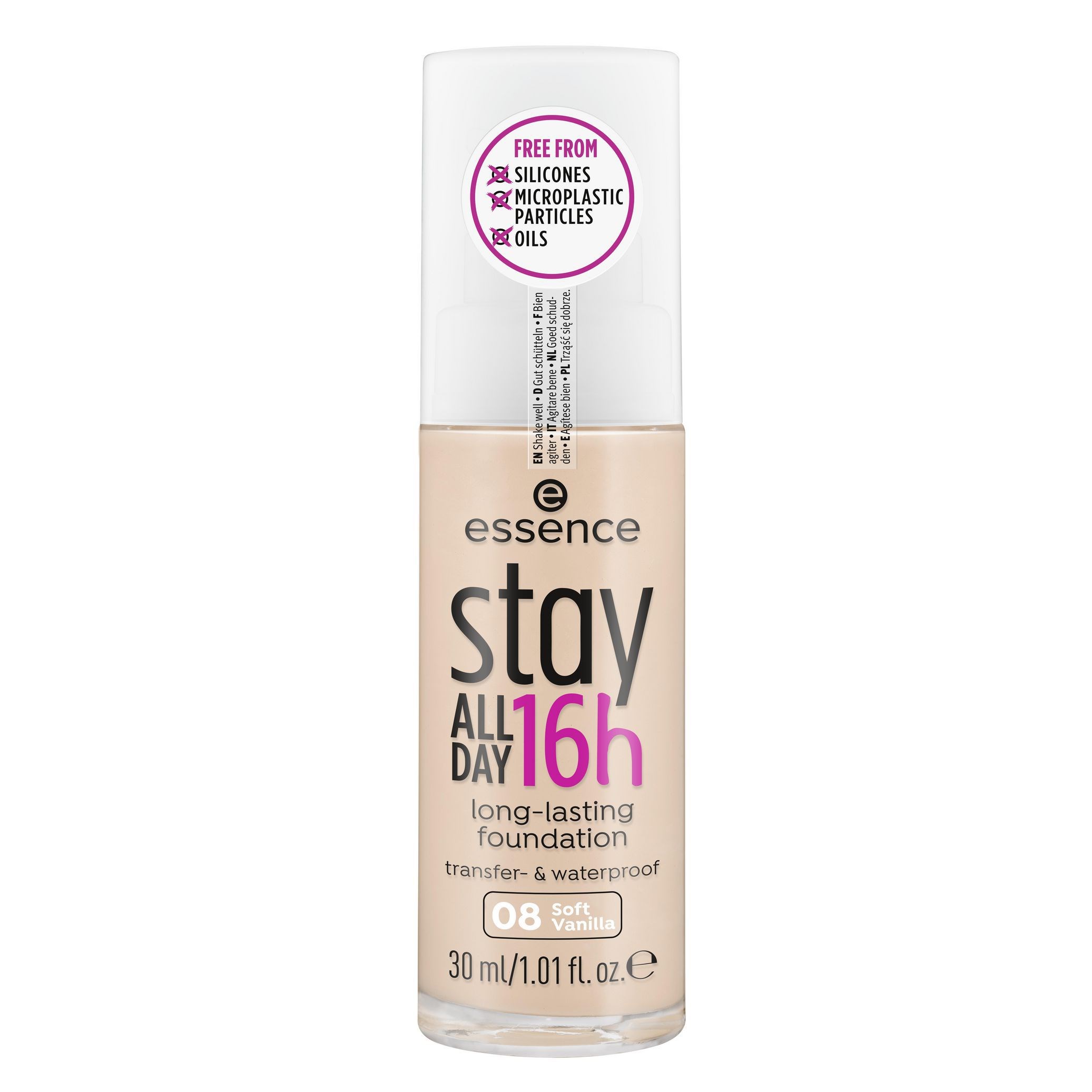 essence Stay All Day Long-Lasting Foundation, 30 ml