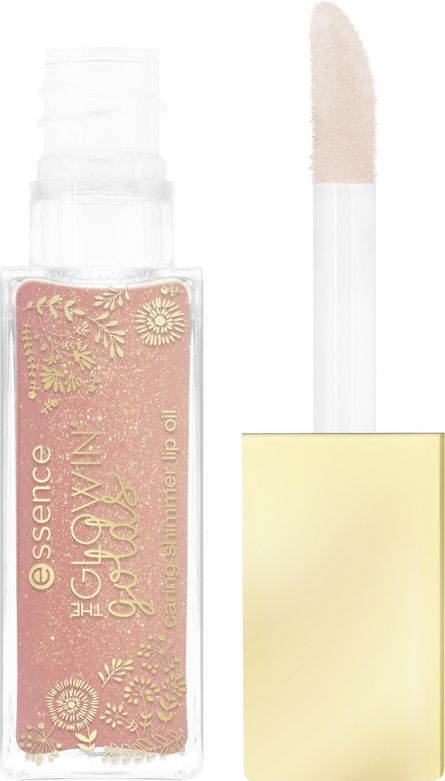 essence the glowing gold's lip oil