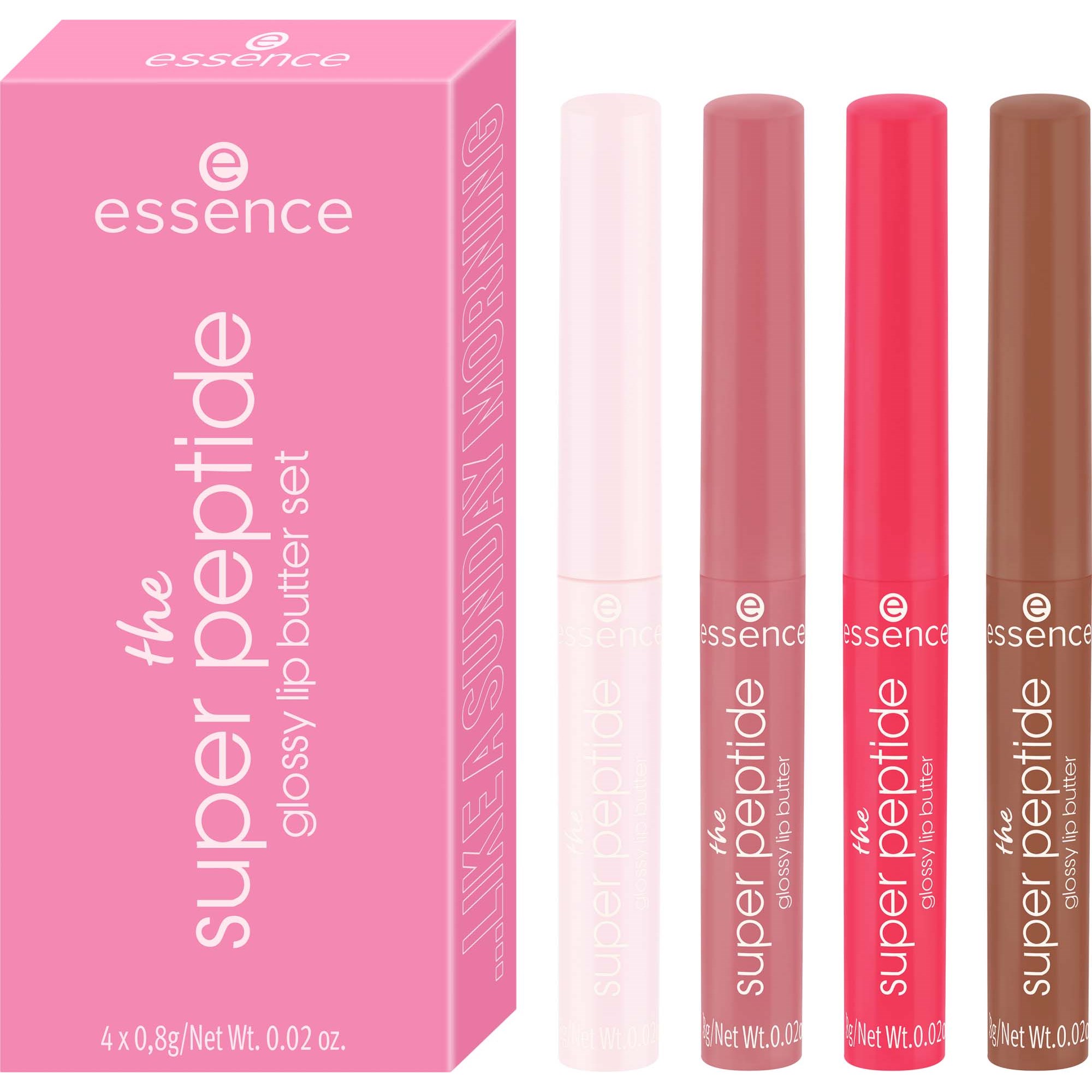 essence The Super Peptide Glossy Lip Butter Set ...Like A Sunday