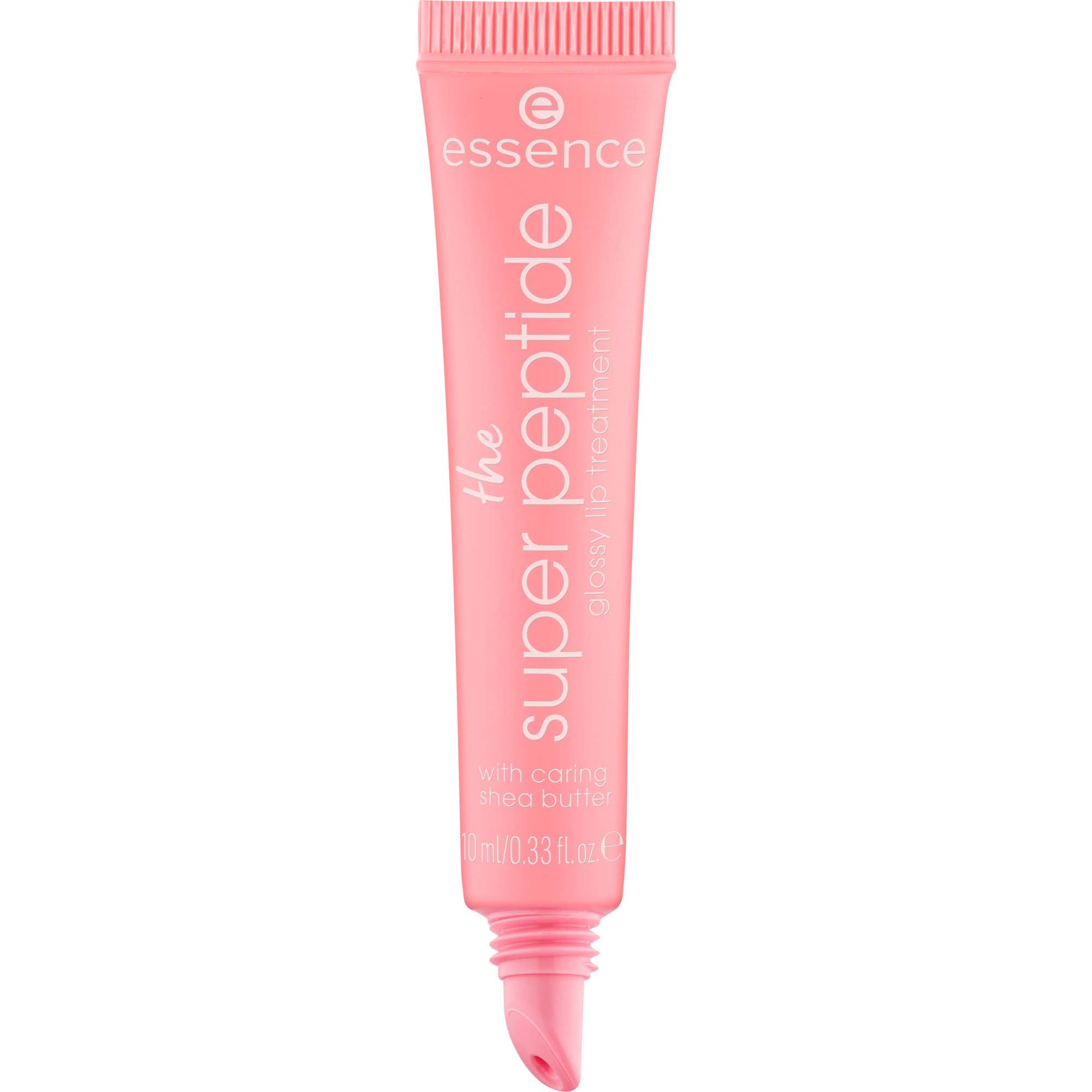 Pleje til læber Essence The Super Peptide Glossy Lip Treatment Balm - 04 Corali