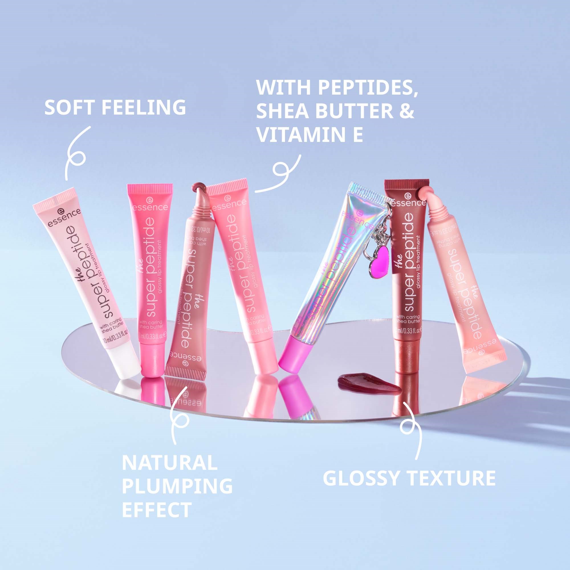 essence The Super Peptide Glossy Lip Treatment 05 Holomazing! (obrázok 9)