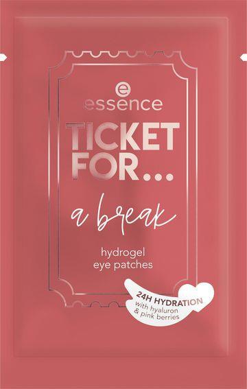essence TICKET FOR... a break hydrogel eye patches 01