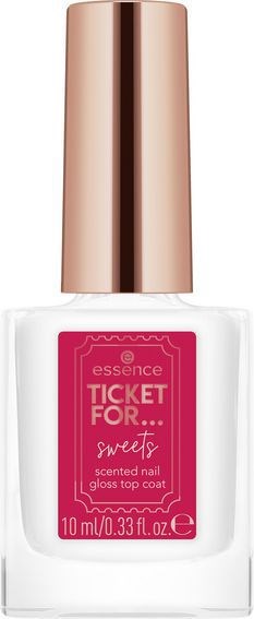 essence TICKET FOR… sweets scented nail gloss top coat 01 10 ml
